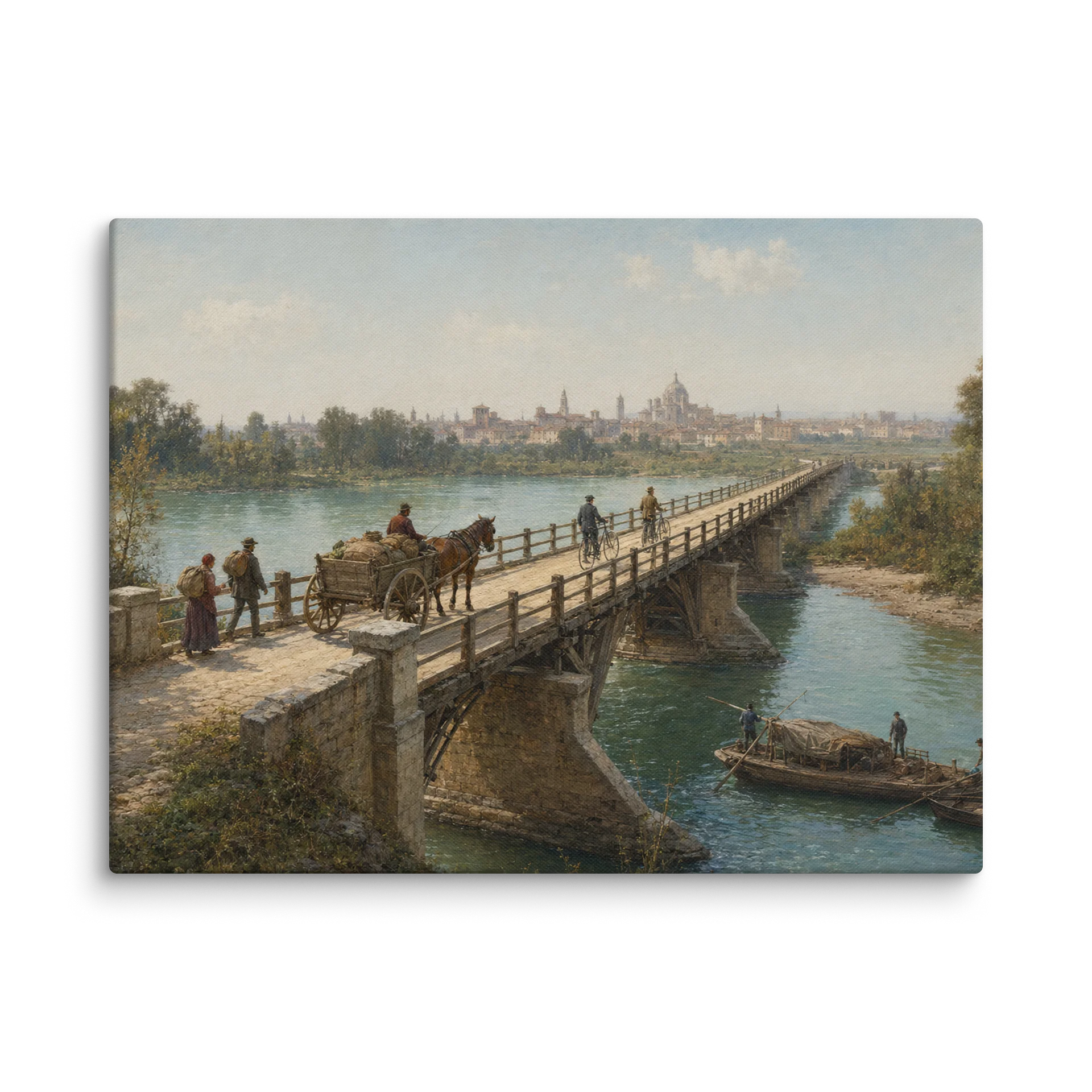 Il Ponte sul Ticino — Gallery Canvas Print product image (1)