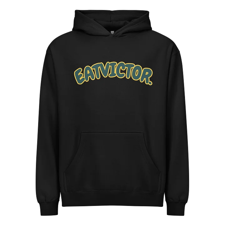 "EATVICTOR." ORIGINAL LOGO BOXY HOODIE. product image (1)