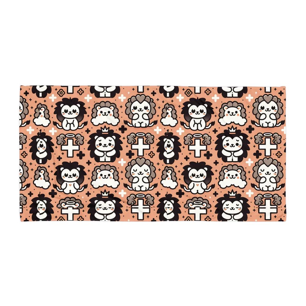 Lions and Crosses Towel product image (1)