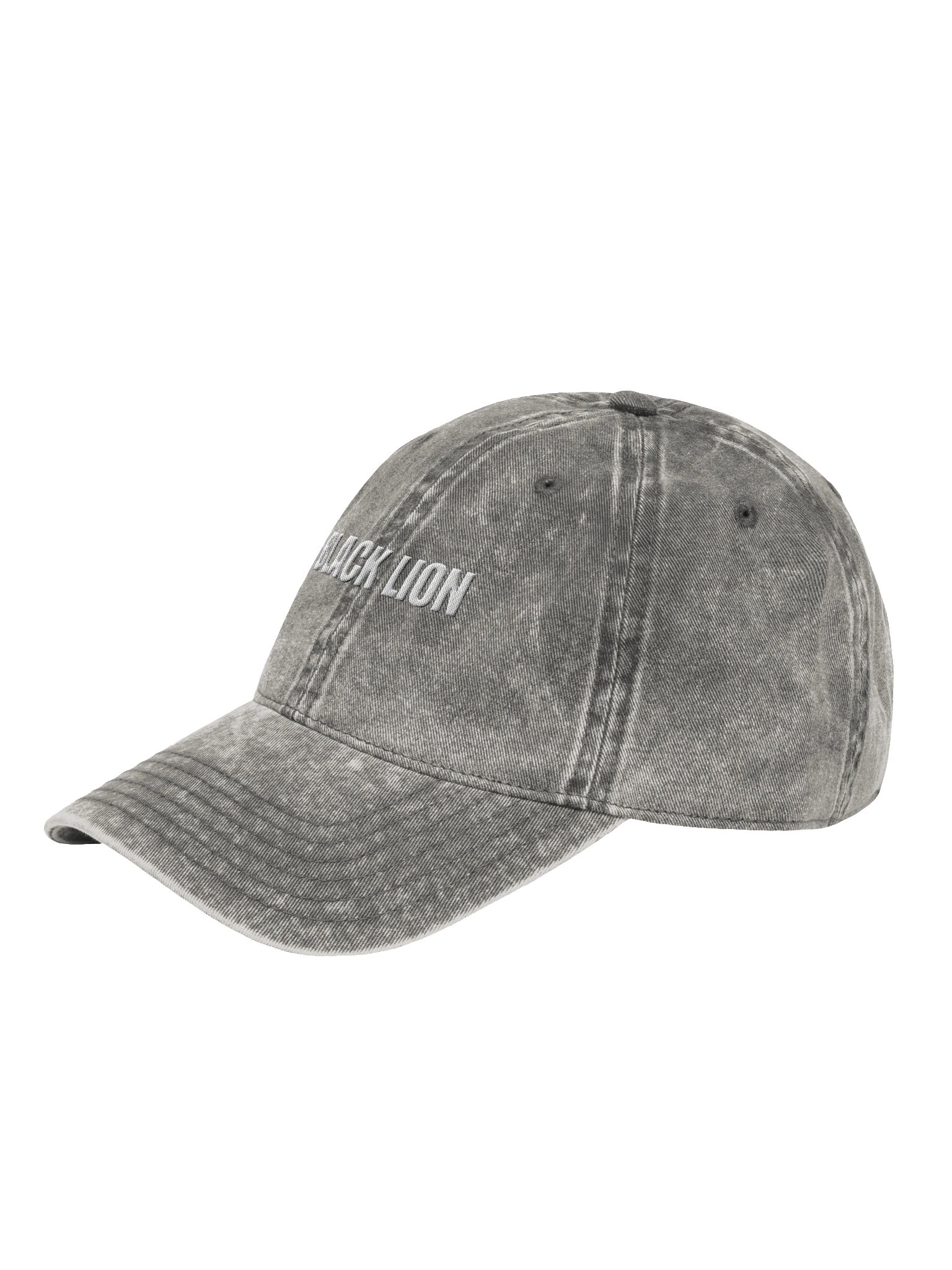 BLACK LION Acid-Wash Vintage Cotton Dad Hat product image (3)