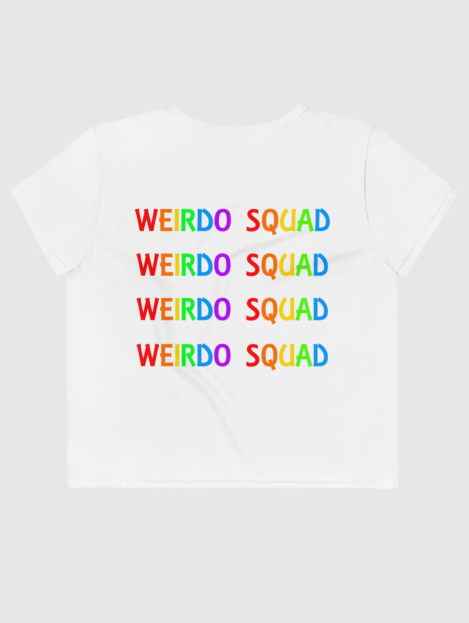 Stay Weird Rainbow - Crop Tee product image (2)