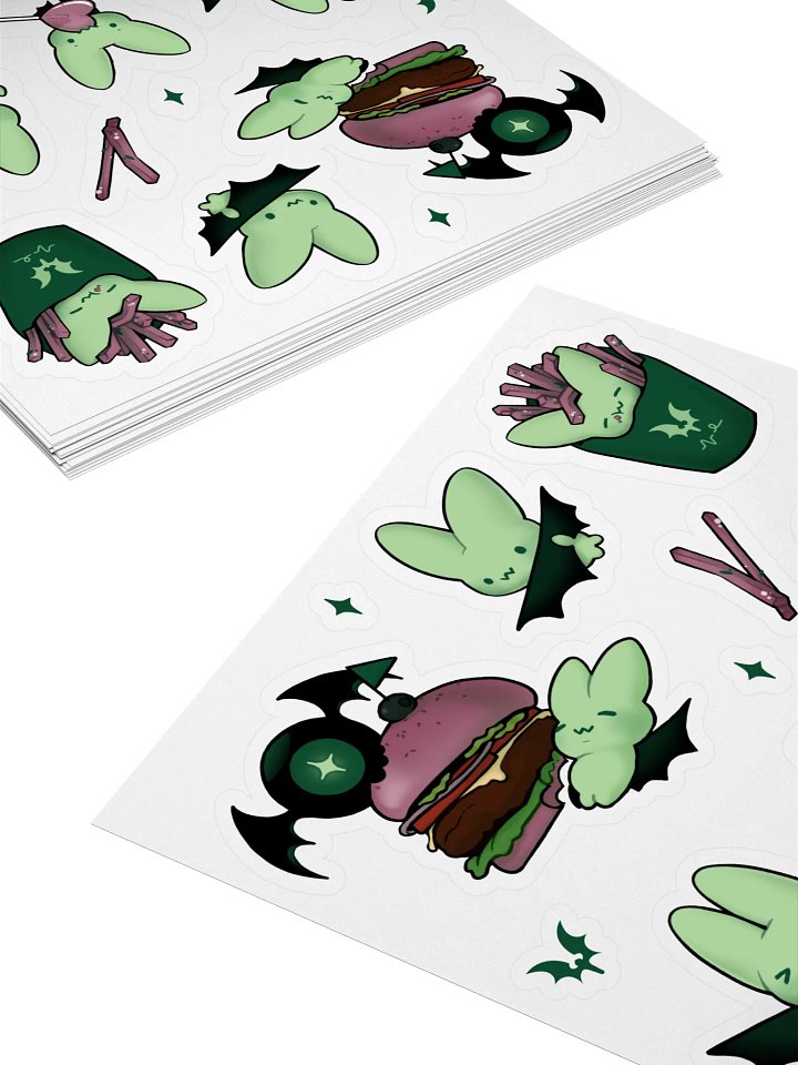 "Fast Food Frenzy" Sticker Sheet ✧ MINT product image (2)