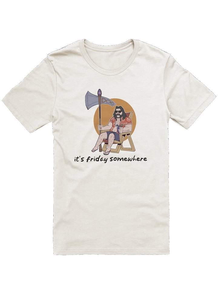 It's Friday Somewhere T-Shirt (Black Text) product image (37)