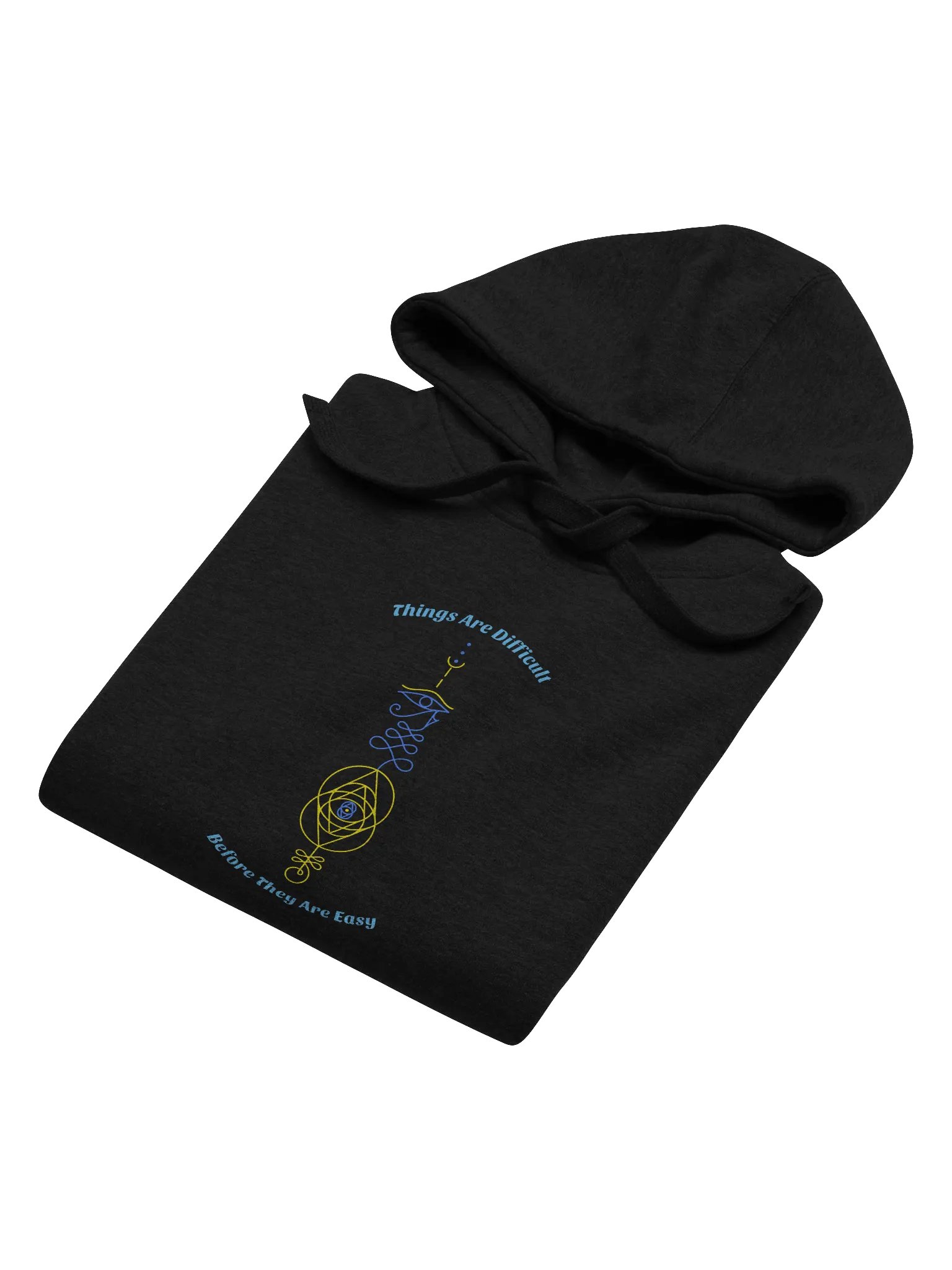 Things are Difficult Before They Are Easy Unisex Premium Hoodie product image (4)