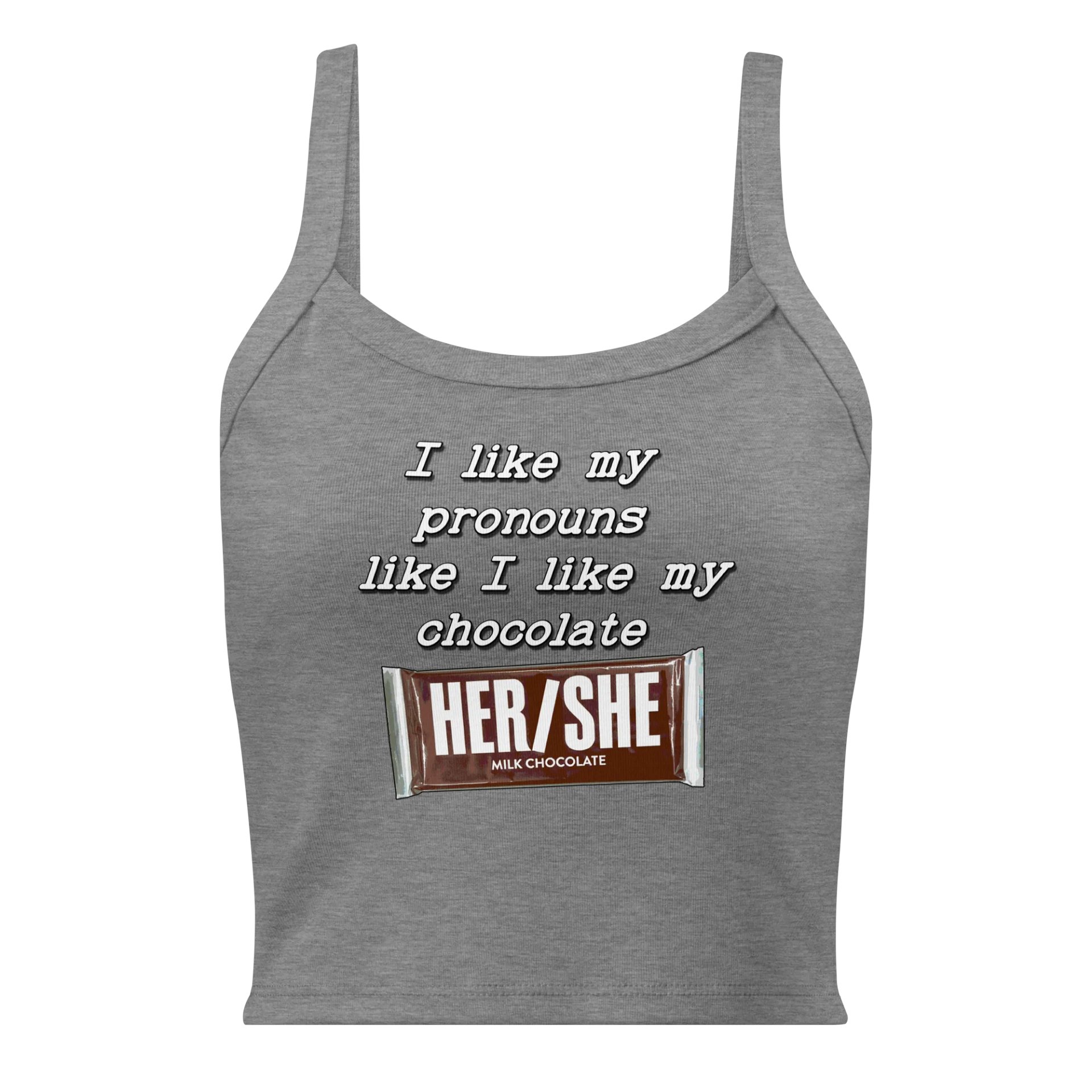 Her/She Crop Tank product image (3)