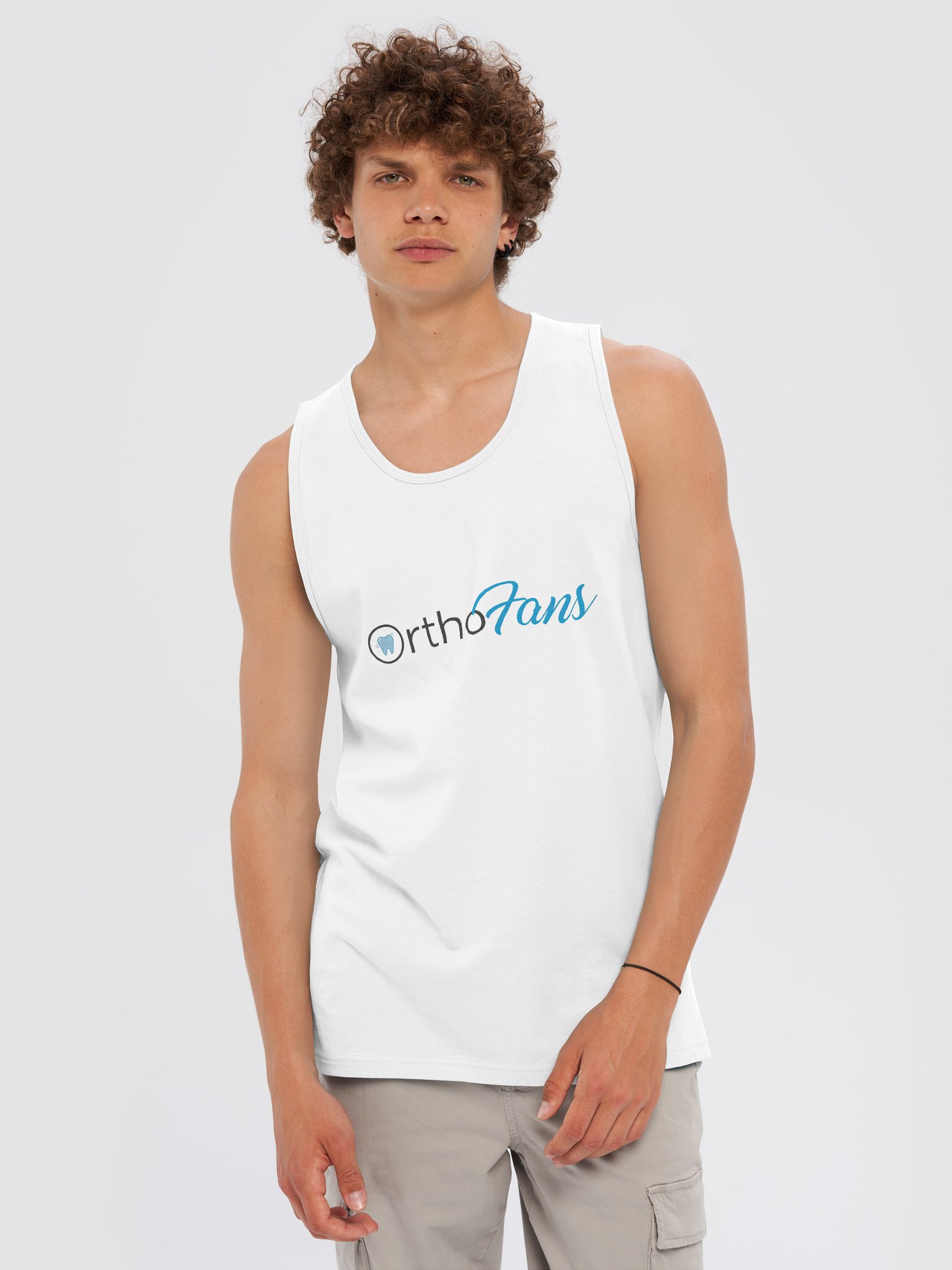 Ortho Fans White Tank Top product image (3)