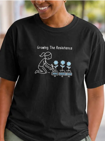 Growing the Resistance Tshirt product image (1)