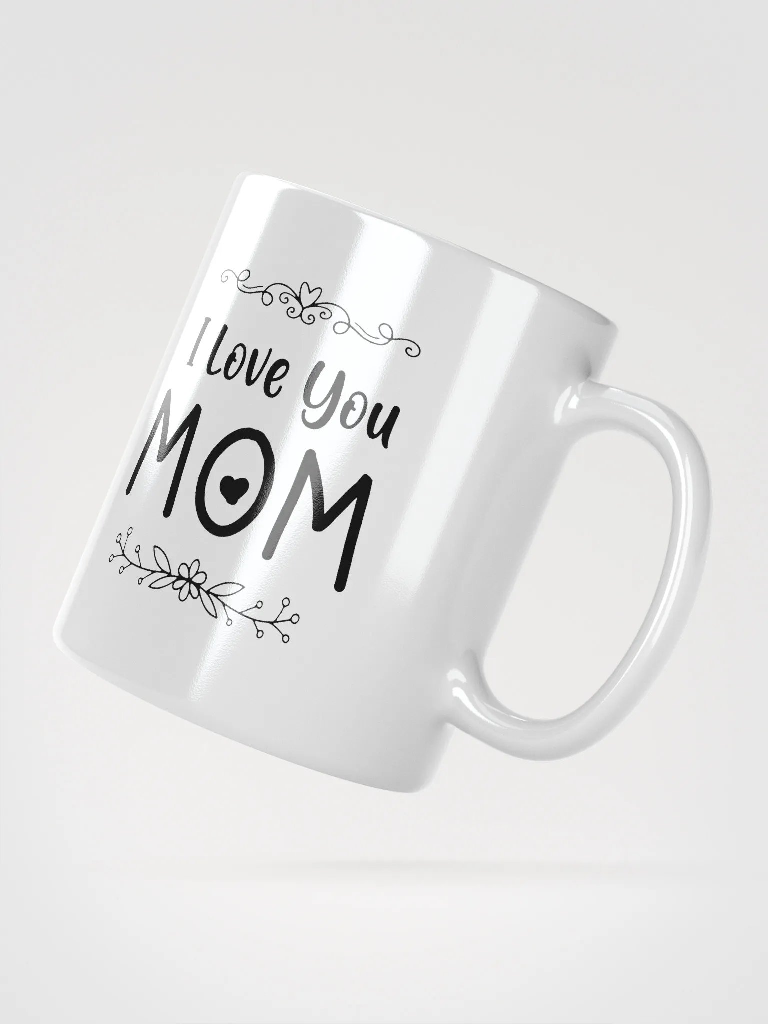 I Love You Mom White Glossy Mug product image (4)