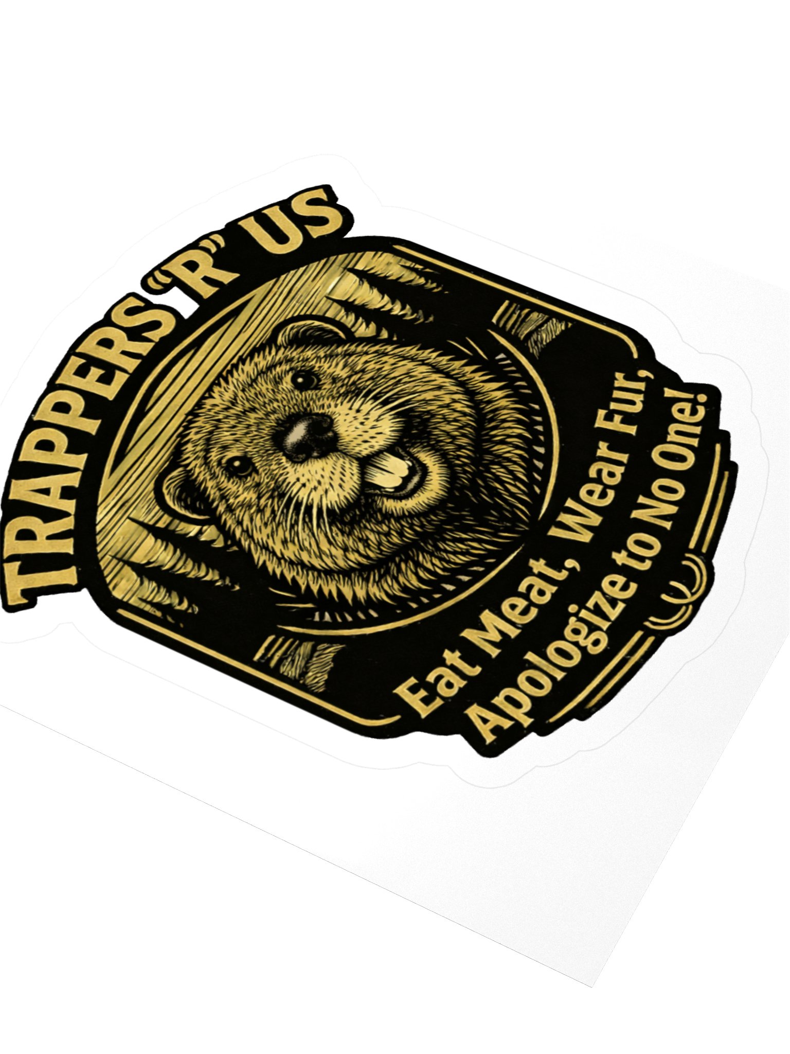 TRUS Eat Meat Beaver Sticker product image (5)