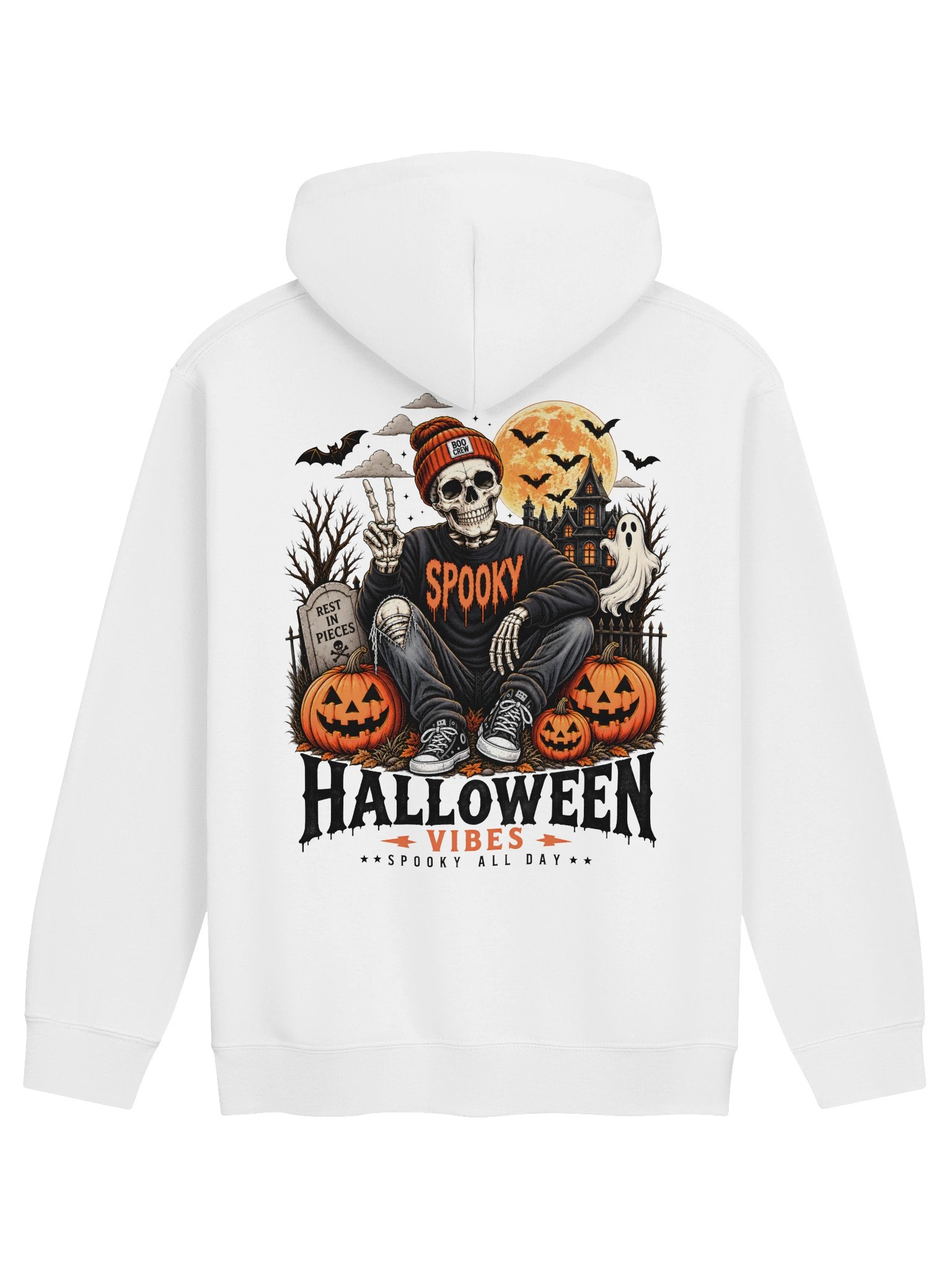 Halloween Vibes Spooky All Day Hoodie product image (17)