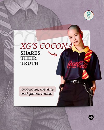 during pride month, moments like this carry weight
cocona of XG recently shared that they are transmasculine and non-binary

...