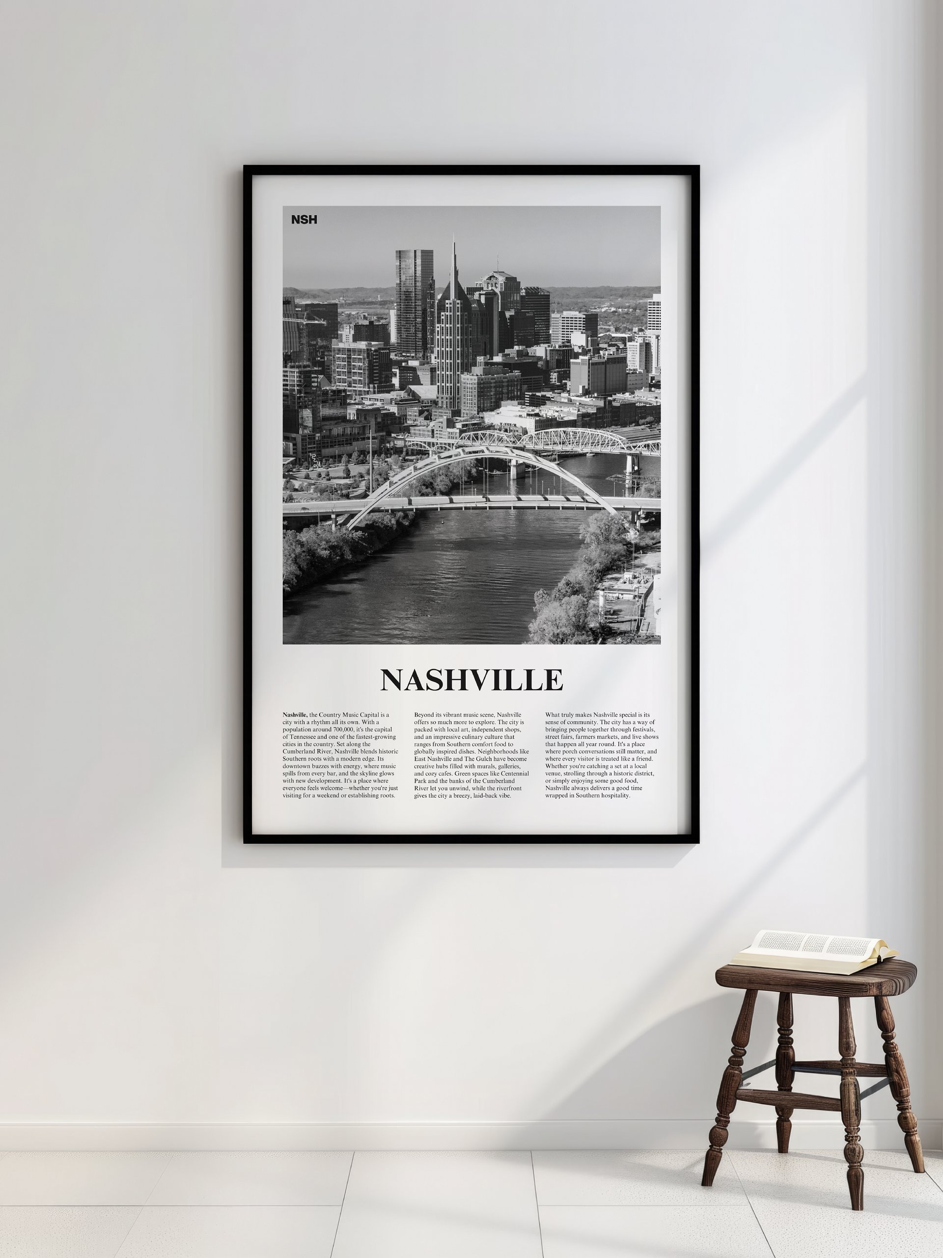 Nashville 02 Newspaper Poster | Framed product image (7)