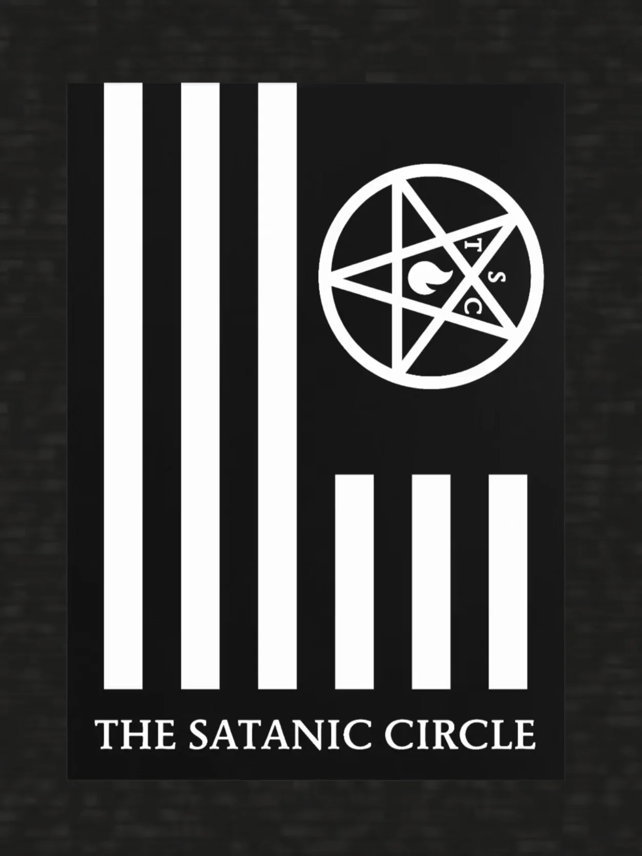 The Satanic Circle - Flag Poster product image (1)
