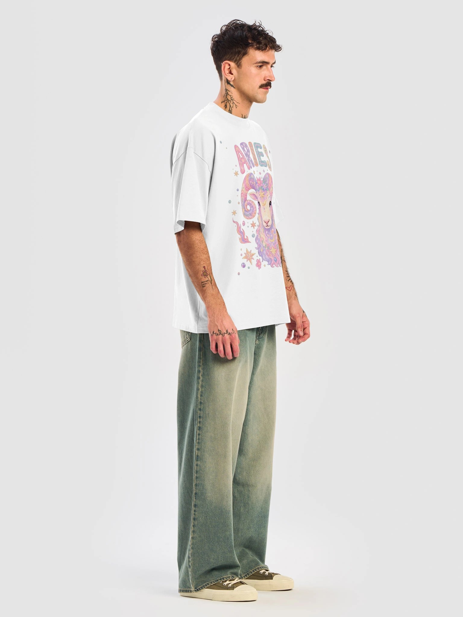Aries Astro Pop Oversized Tee product image (16)
