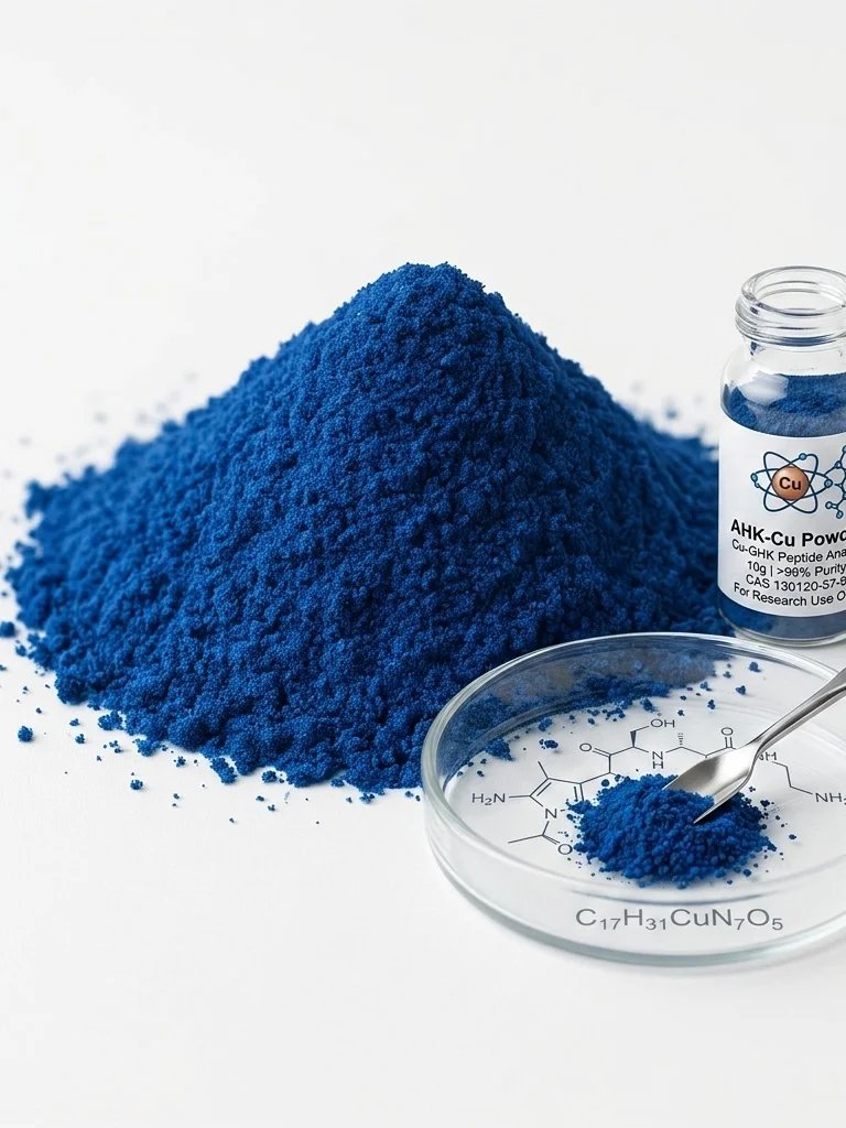 AHK-Cu Copper Peptide Powder | Research Grade | 1 Gram Biomimetic Copper Peptide for Cosmetic Formulation | Scalp Health · Vascular Support · Anti-Aging product image (1)