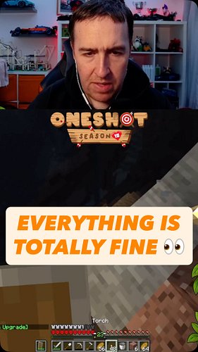 EVERYTHING IS TOTALLY FINE!!

No need to panic, no totem, no elytra, no Feather Falling, no Diamond Armour….. what could poss...
