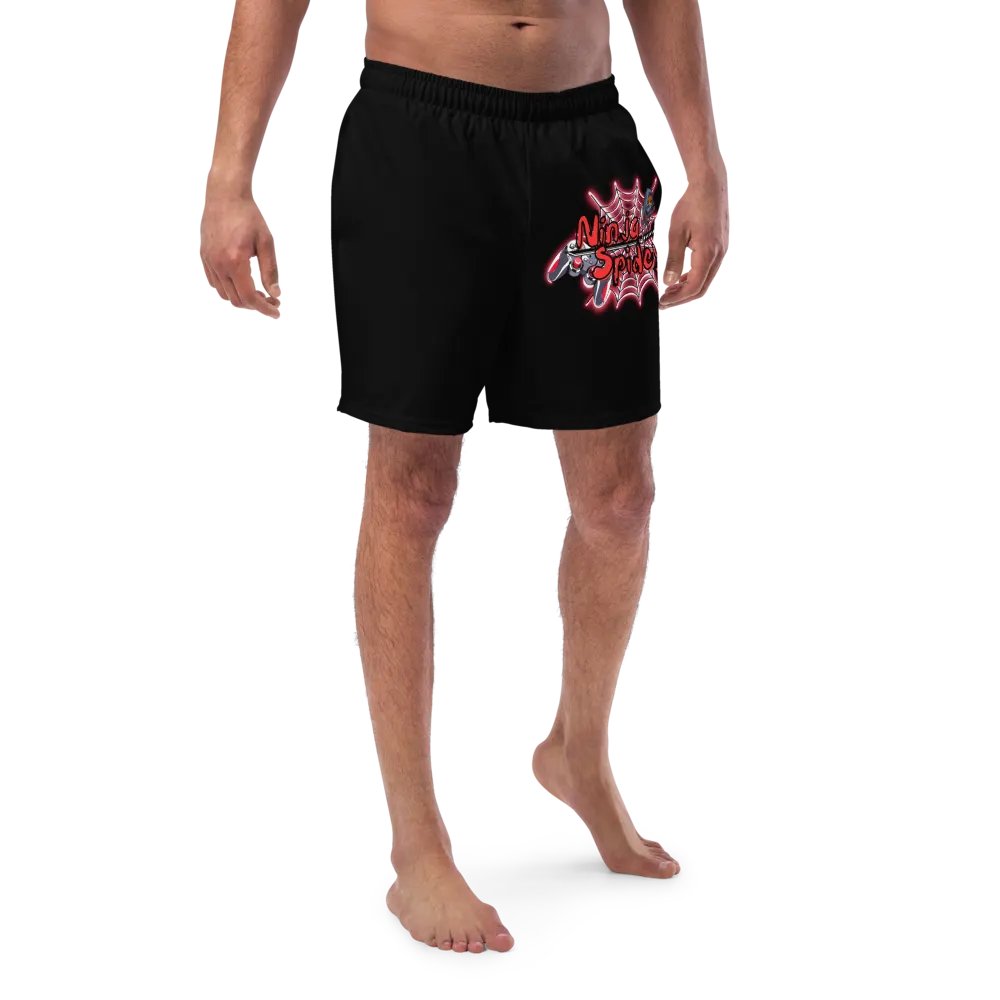 NinjaSpidey Black Swim Trunks product image (1)
