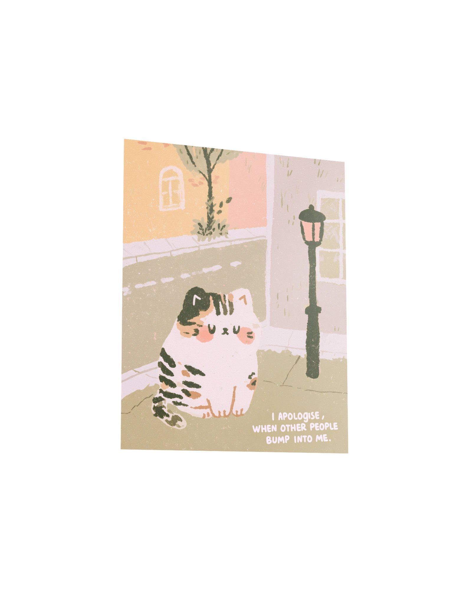 Apologetic Cat Street Poster product image (16)