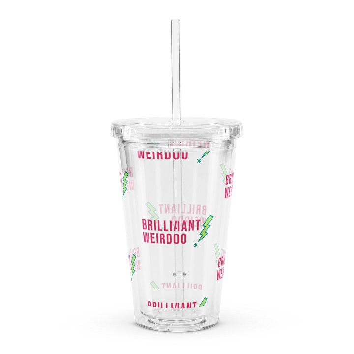 Brilliant Weirdo Clear Tumbler product image (2)
