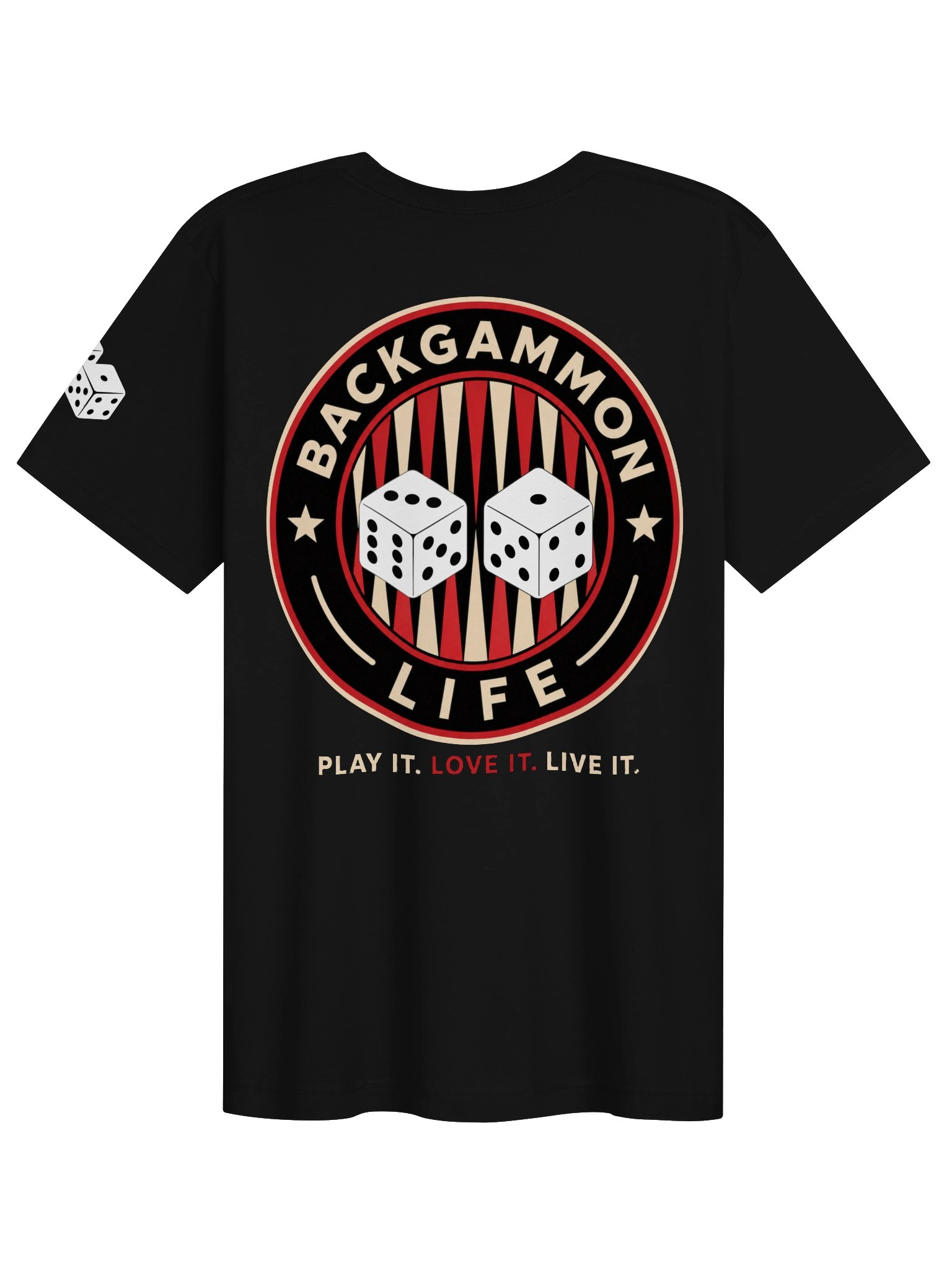 Backgammon Life Small Logo Tee product image (2)