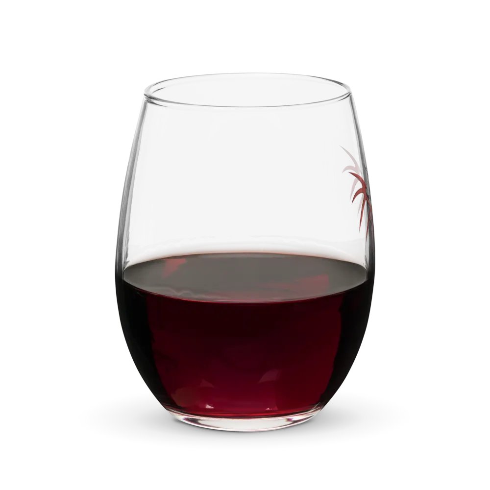 RafaZafar Logo Stemless Wineglass (red) product image (8)