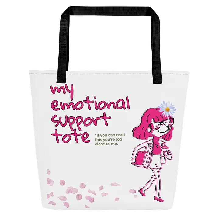 "My emotional support tote" Totebag product image (2)