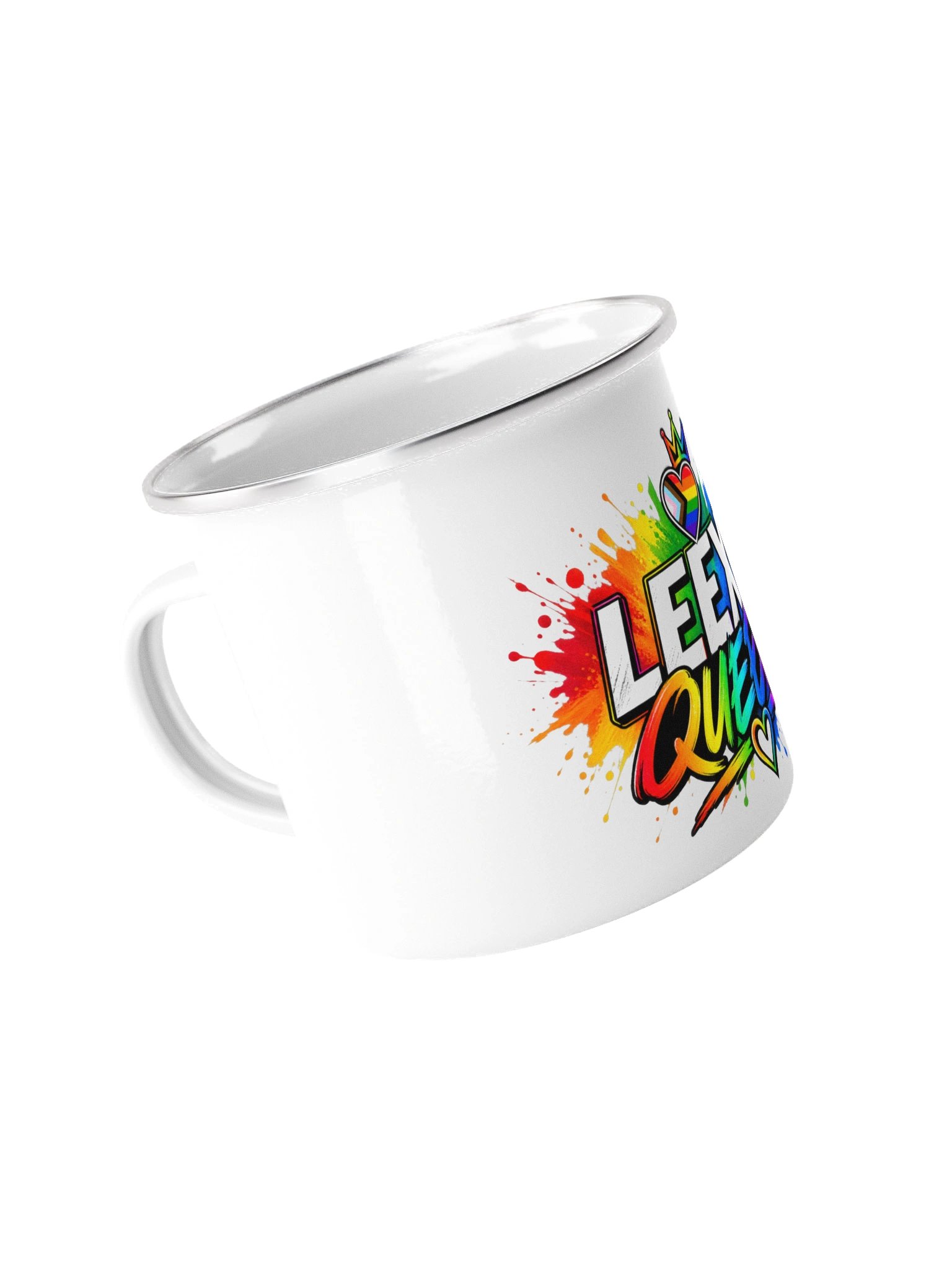 LeexyQueer Rainbow Pride Enamel Mug product image (4)