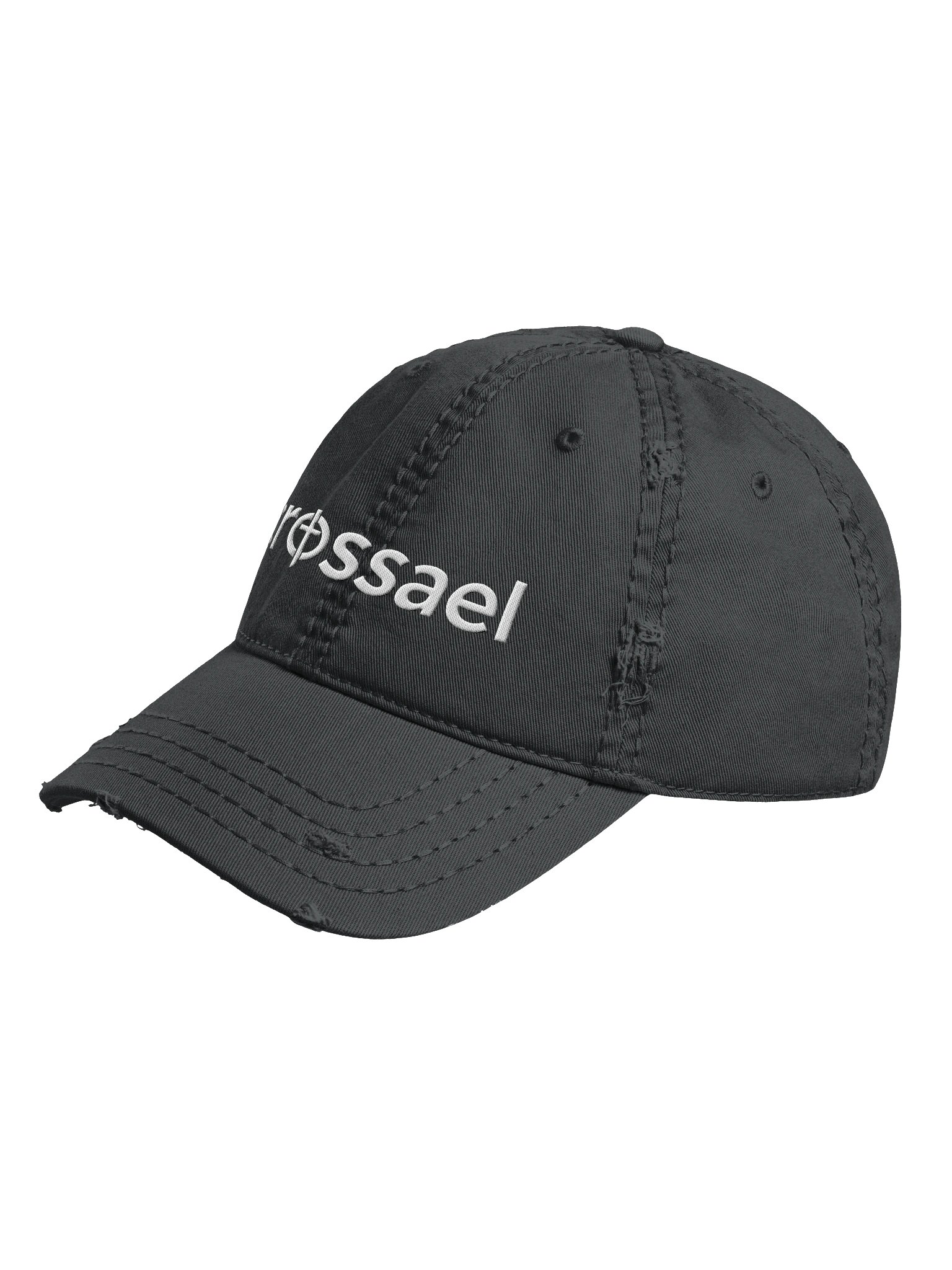Crossael Distressed Dad Hat Front product image (5)