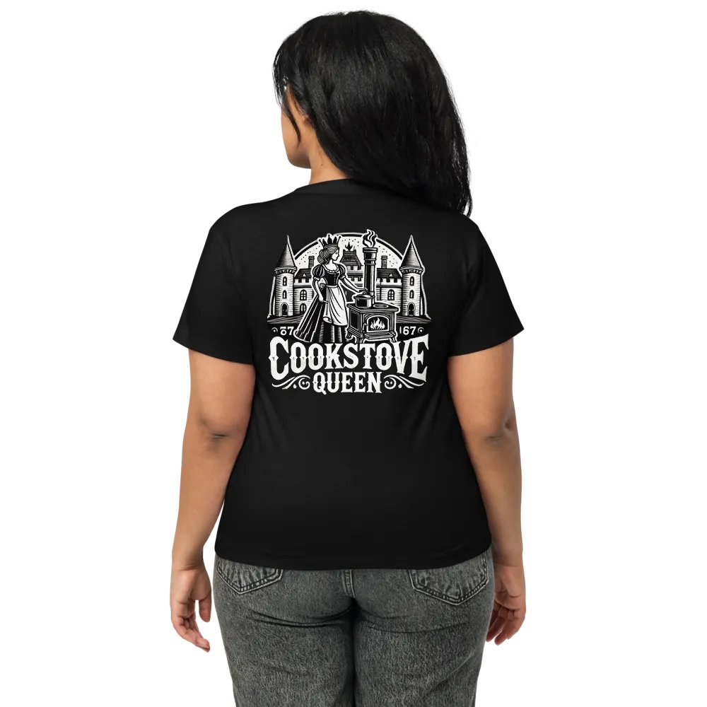 Cotton Heritage Women's High-Waisted Cookstove Queen Tee product image (10)