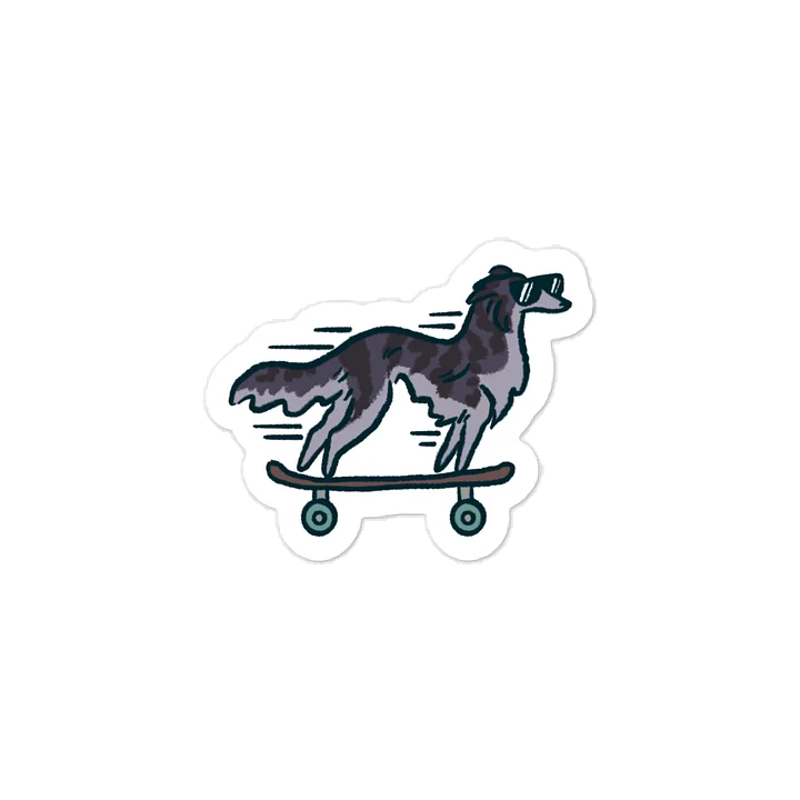 Fast Dog Sticker - Grizzle Brindle product image (1)