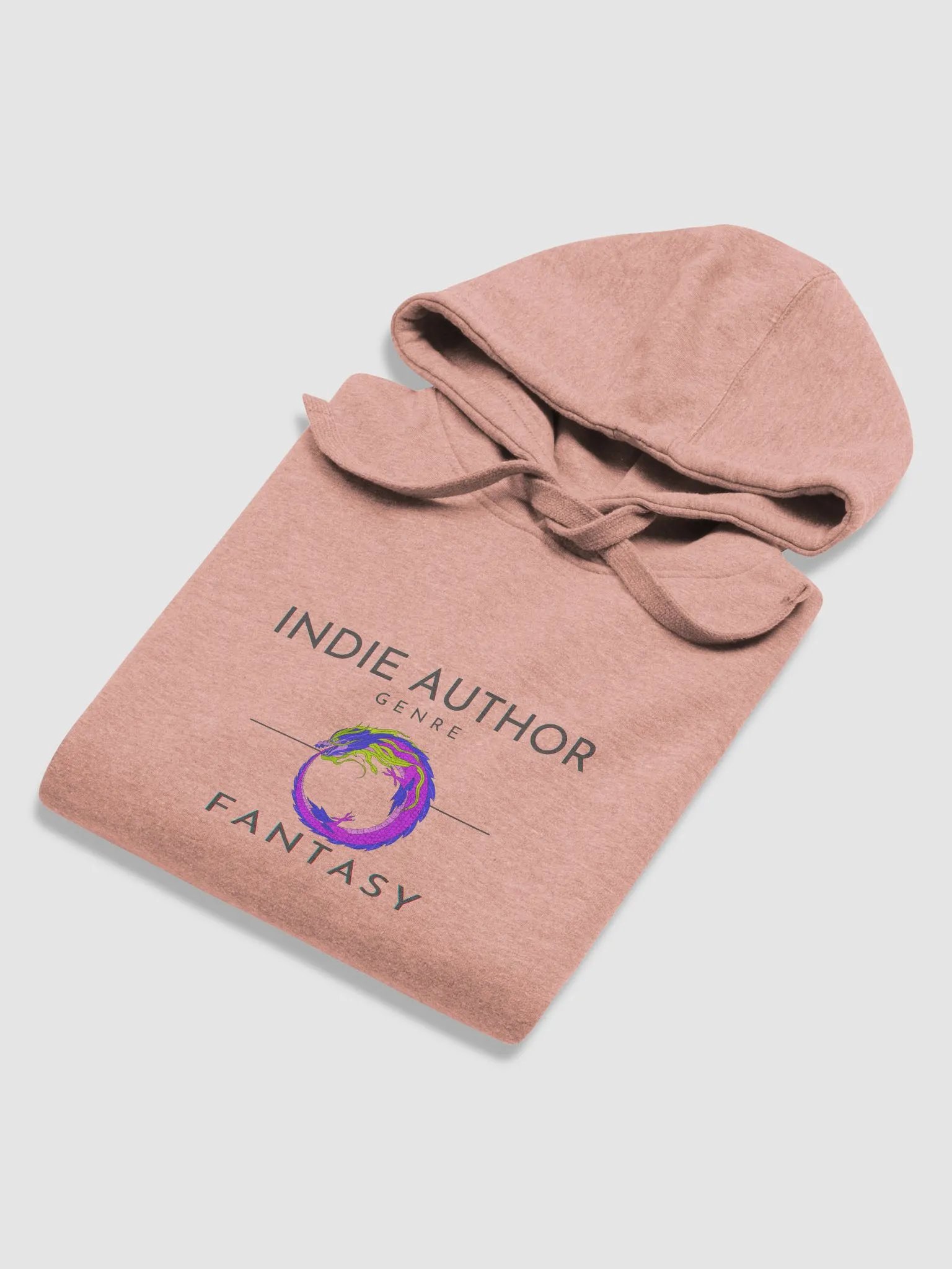 Indie Author Genre Fantasy Dusty Rose Pink Unisex Hoodie product image (6)