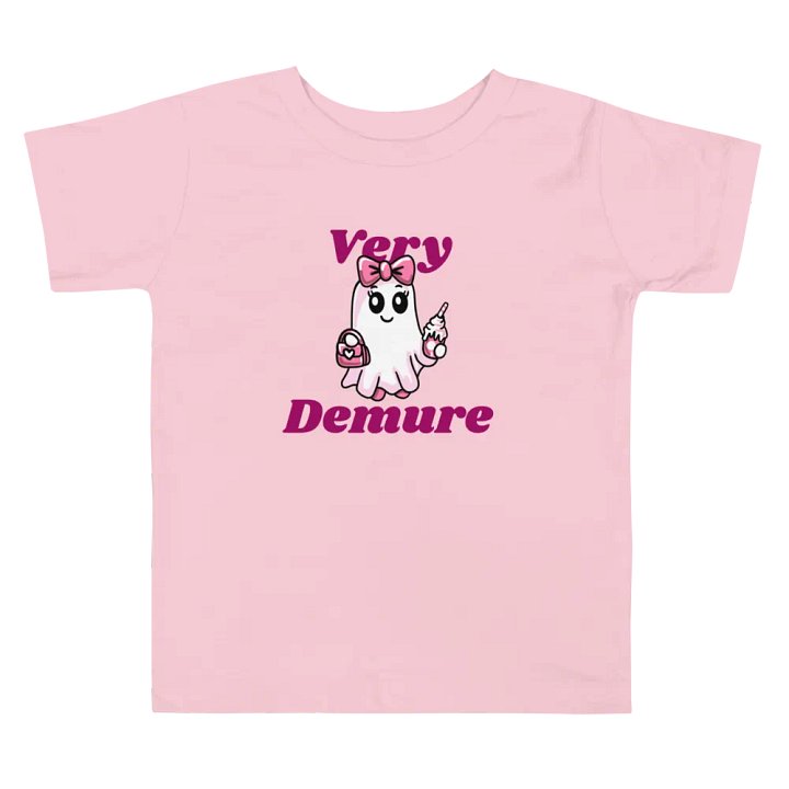 Very Demure Cute Ghost Toddler T-Shirt product image (5)