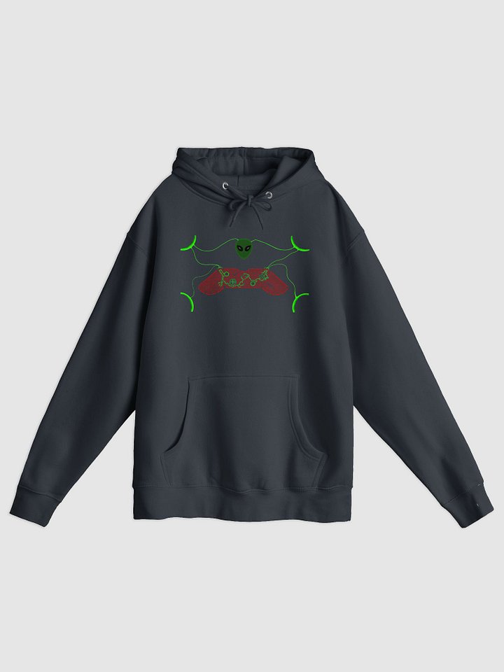 Neon Alien Gaming Controller Hoodie product image (1)