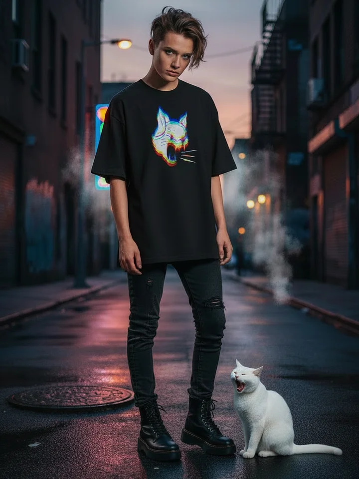 DOMINATOR // Oversized Heavyweight Tee (Black) product image (2)