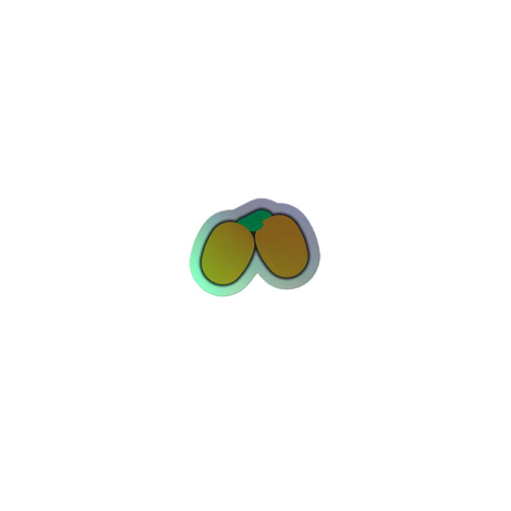 Holographic Dangle Mangoes Sticker product image (1)