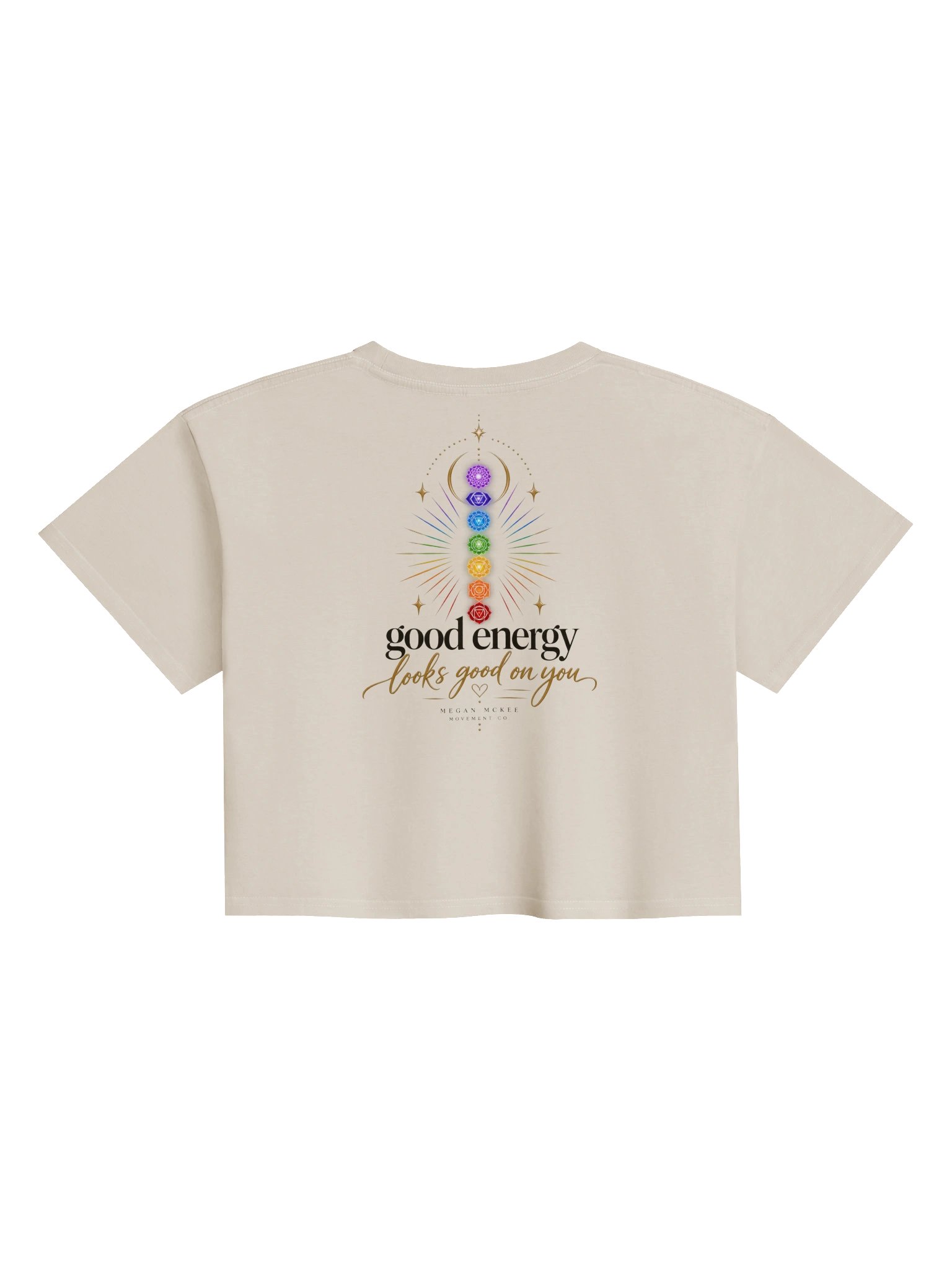 Flexual Healing Chakra Premium Crop Top- Good Energy Edition product image (3)