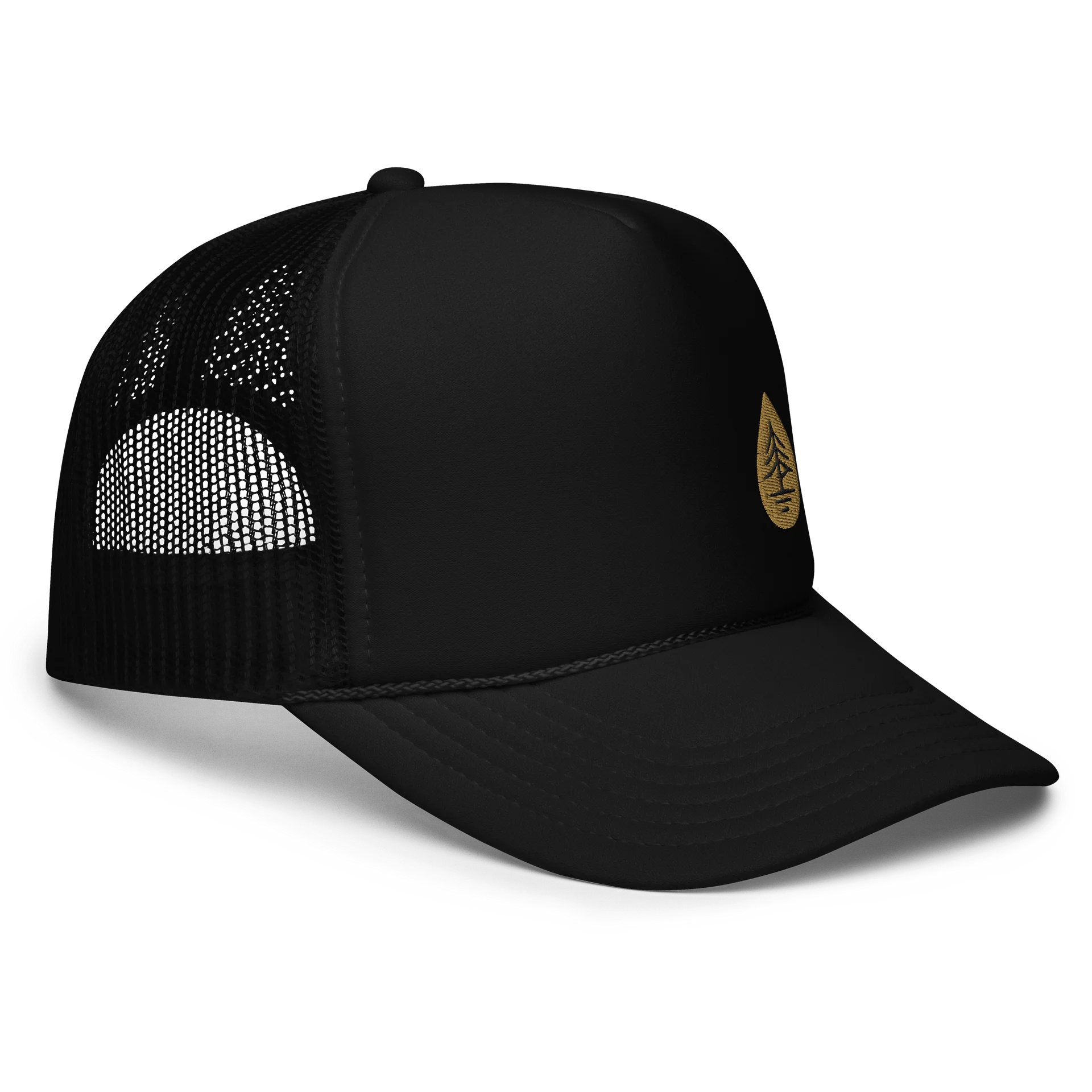 Just Wild Outdoor Foam Trucker Hat (Old Gold bottom right) product image (3)