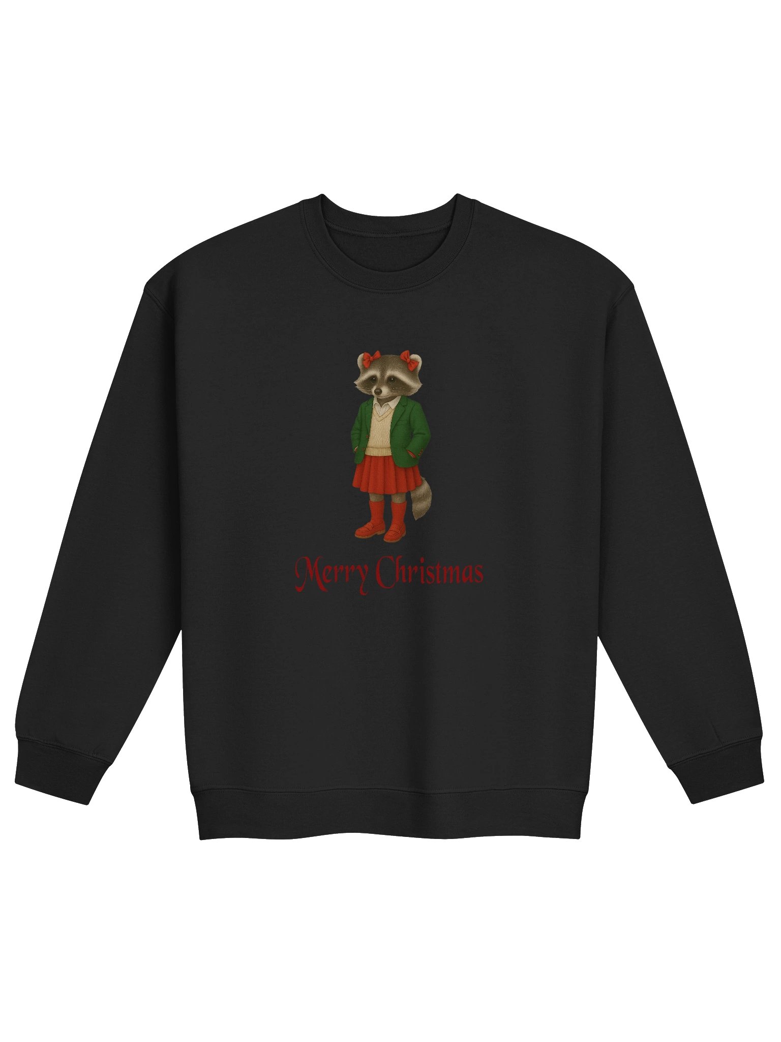 Live Like Gabi's Signature Christmas Raccoon Crewneck Sweatshirt product image (1)