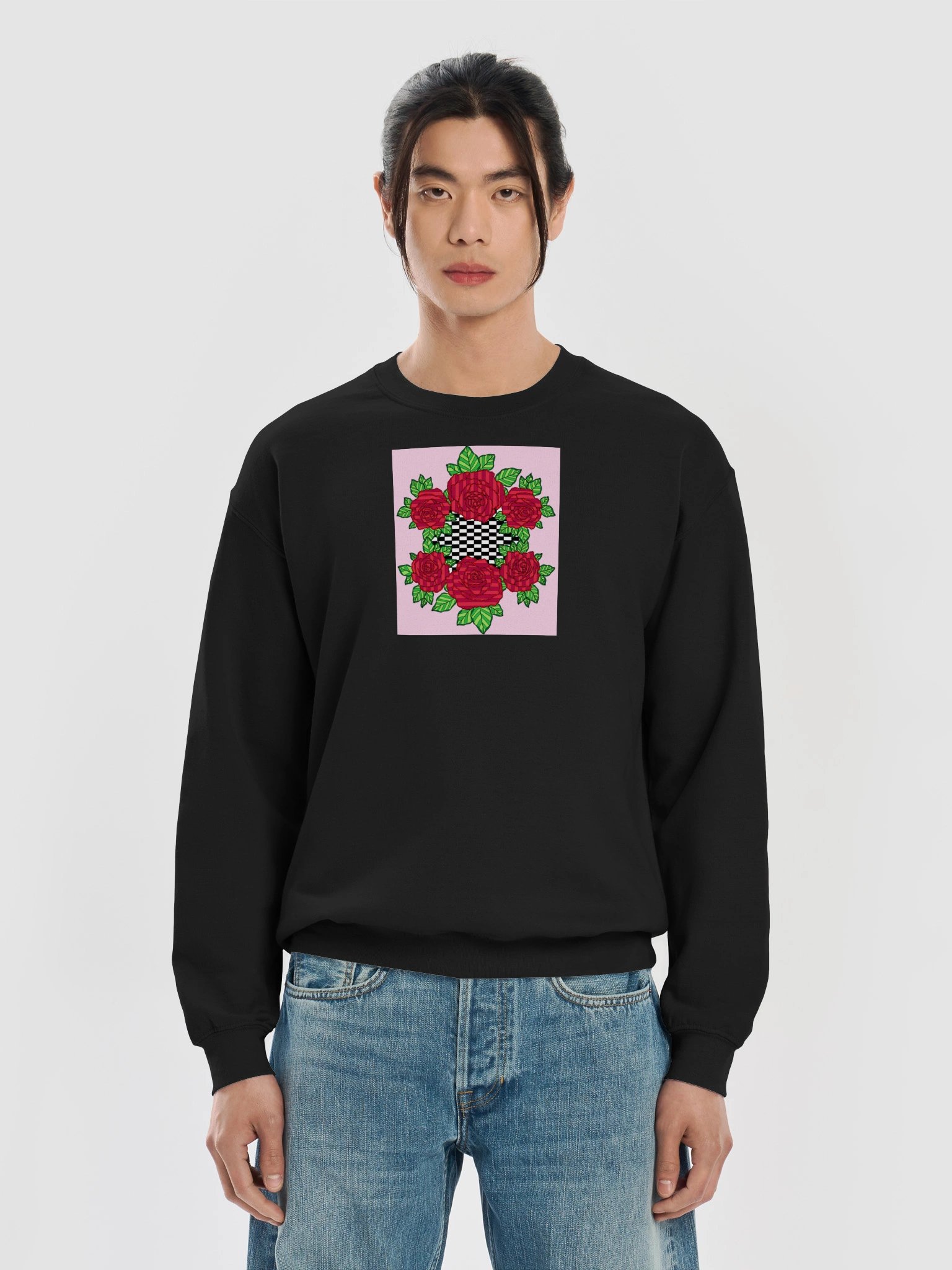 Crewneck Sweatshirt (Rose-Pink) product image (44)