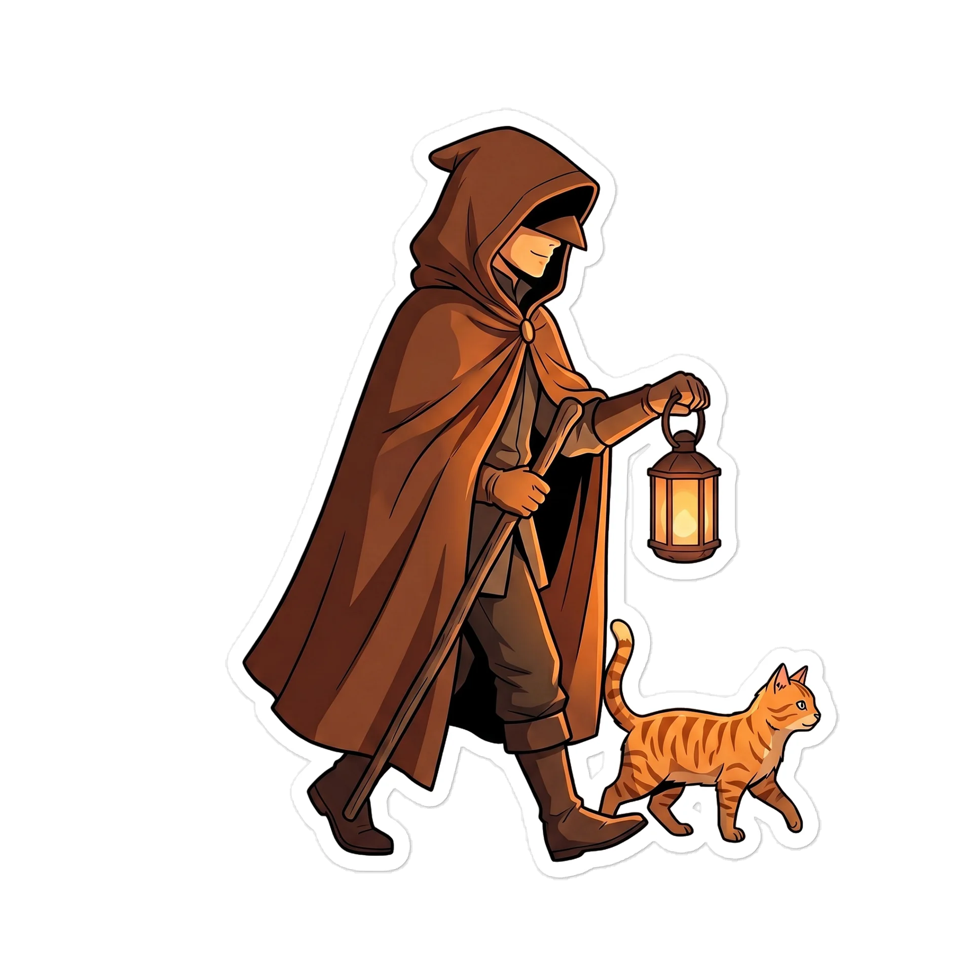 Lantern Light — Bard & Ember Sticker product image (1)