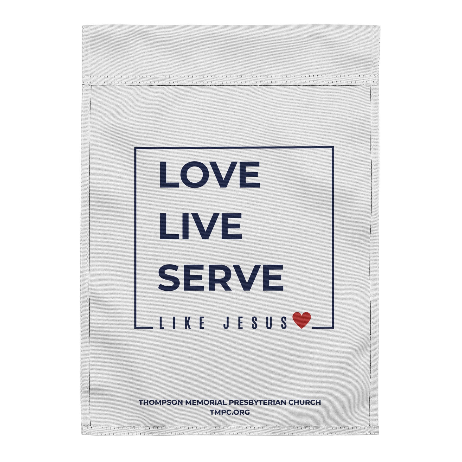 Love. Live. Serve. Like Jesus Garden Flag product image (2)