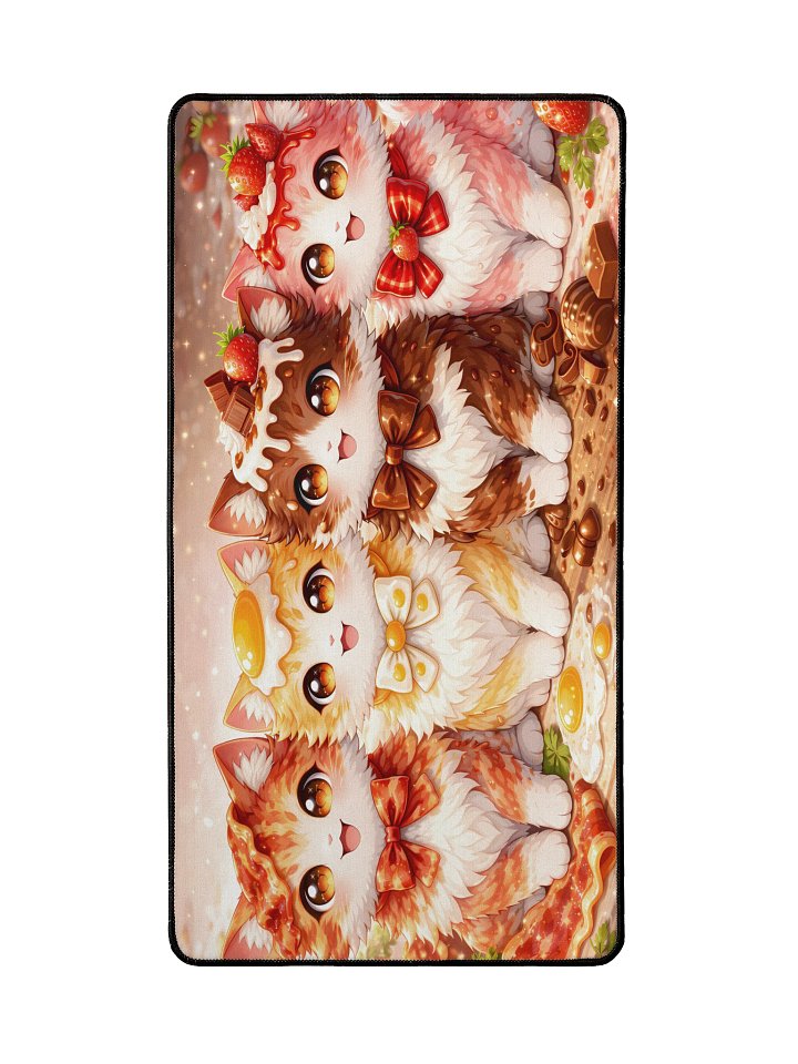 Foodie Kittys Desk Mat product image (2)