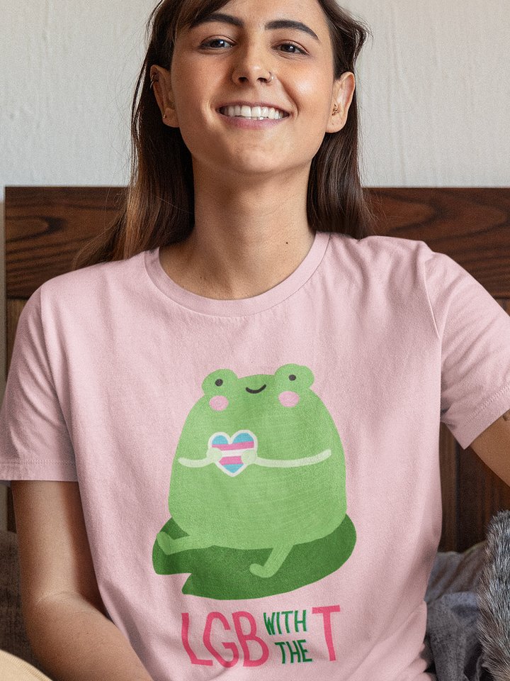 LGB with the T Frog Transgender Pride Tee (Unisex) product image (1)