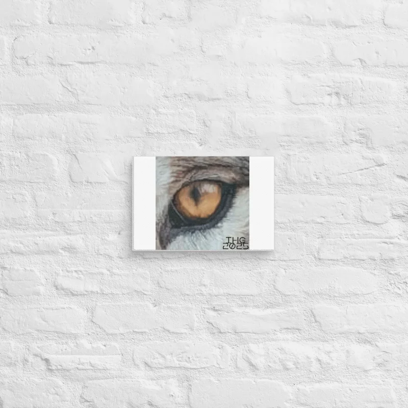 Wolf Eye Digital Drawing Print Canvas product image (8)