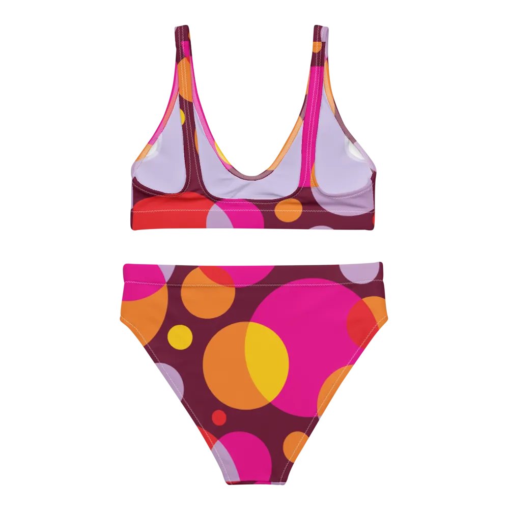 Vivid Energy Circle High-Waisted Bikini Set product image (4)