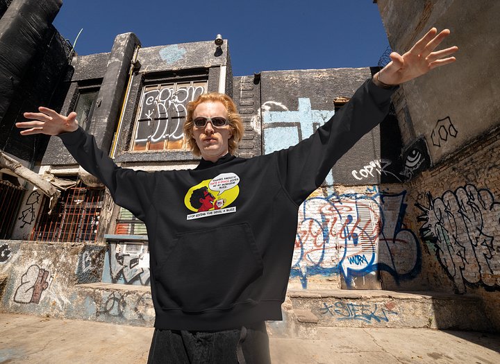 Stop Giving The Devil A Buzz Hoodie - Progressive Sweatshirt product image (1)