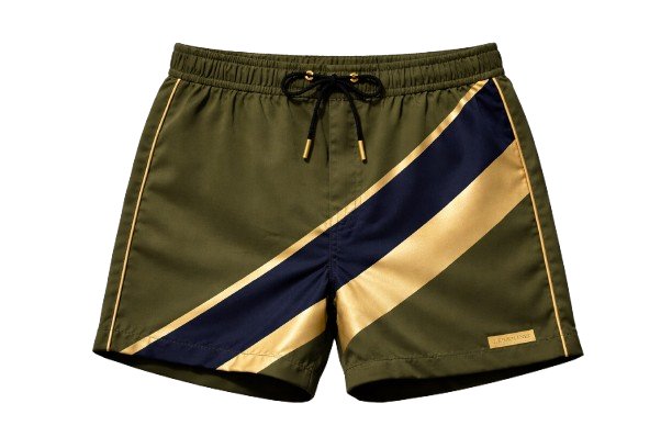 The Sovereign Stripe Short — Atelier Edition(Handcrafted to order. Delivery within 3 weeks) product image (1)