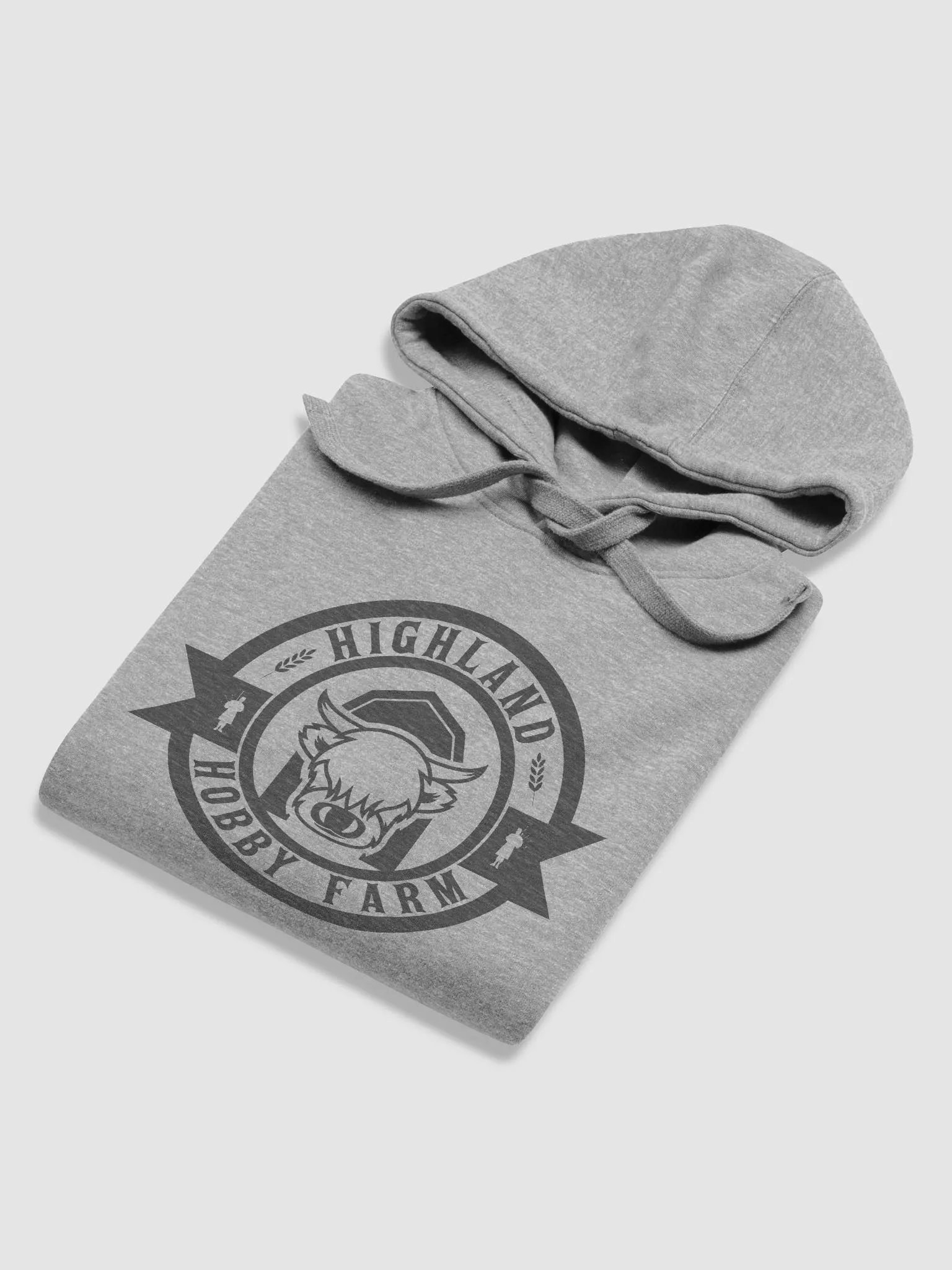 Modern Highland Hobby Farm Plaid Hoodie Plain Back product image (59)