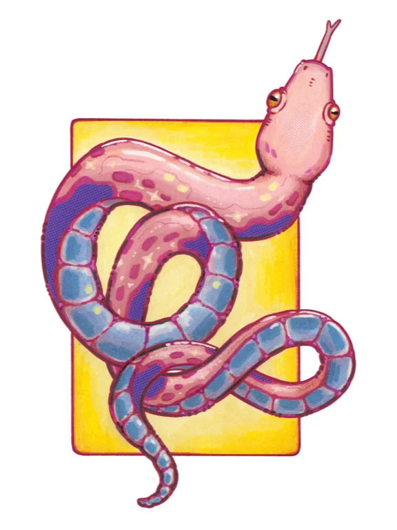 sticker : trans snek product image (1)