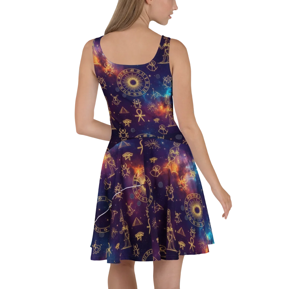 Egyptian Hieroglyph Skater Dress product image (4)